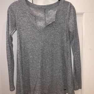 Hollister Long Sleeve Tee- V neck